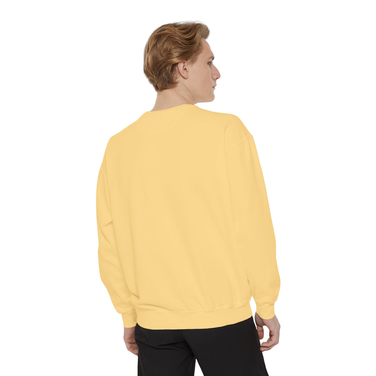 Unisex Butter Yellow Fall Crewneck