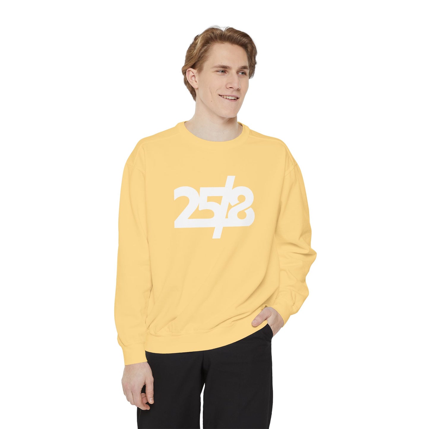 Unisex Butter Yellow Fall Crewneck